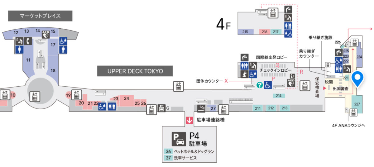 パワーラウンジプレミアムの地図