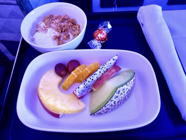 デルタ航空ハワイ プレミアムセレクト機内食